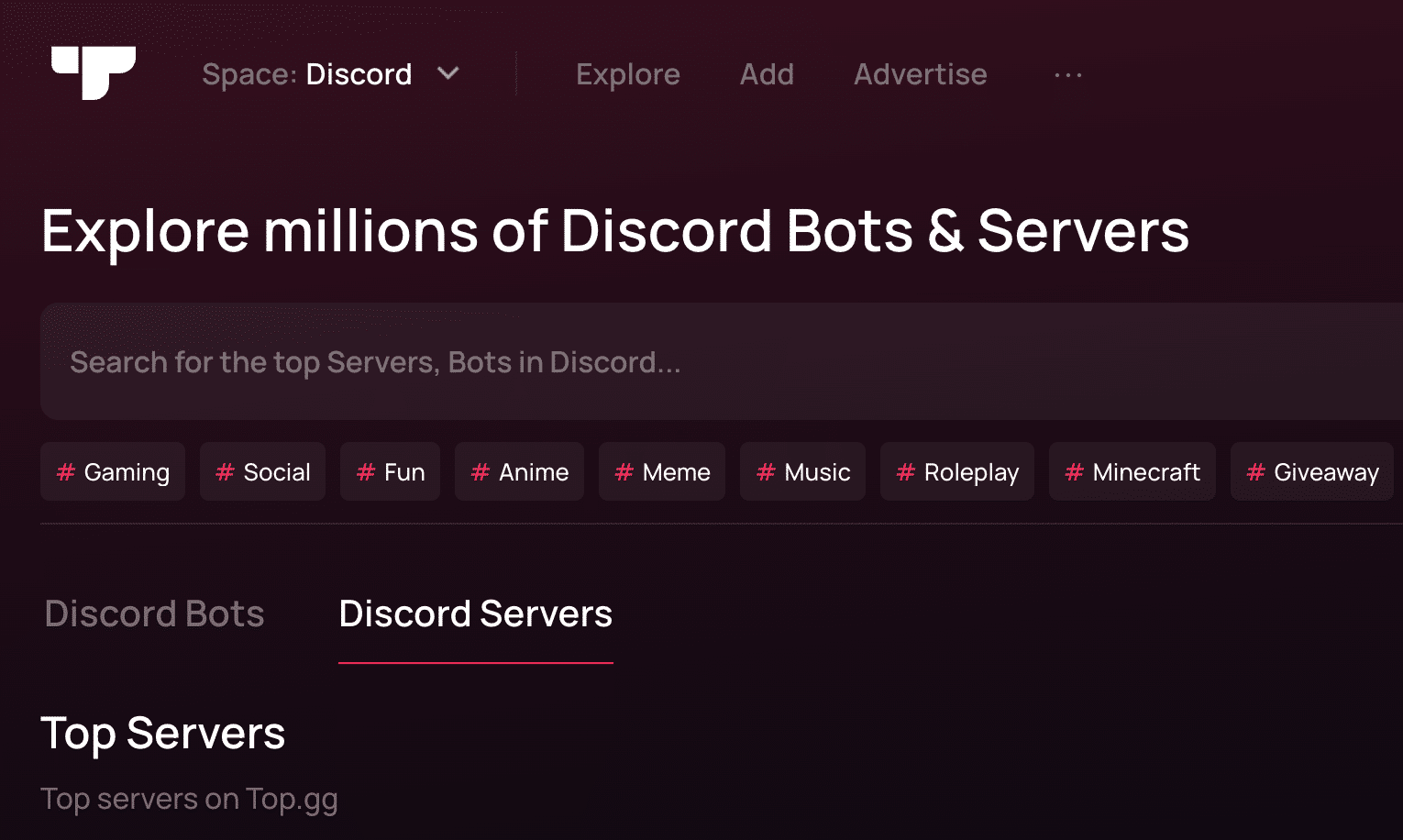 discord server listing site