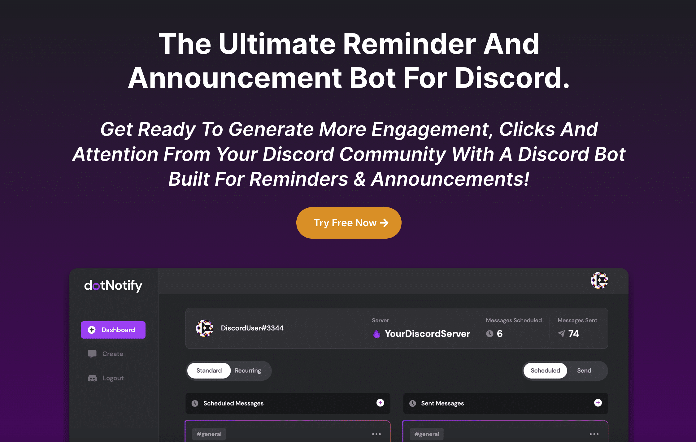 how to schedule a discord message