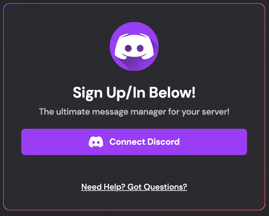 connect your Discord