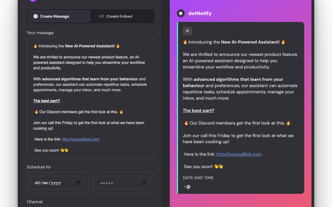 How A Message Scheduler Discord Bot Can Improve Engagement On Your Discord Server!