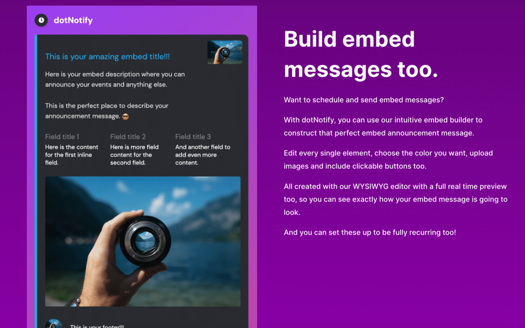 How To Create An Embed Message In Discord
