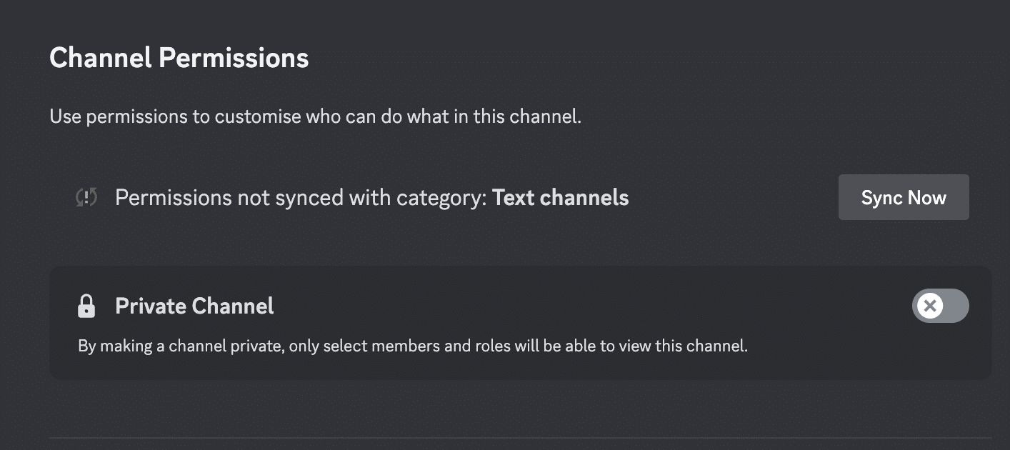 discord announcement channel permissions