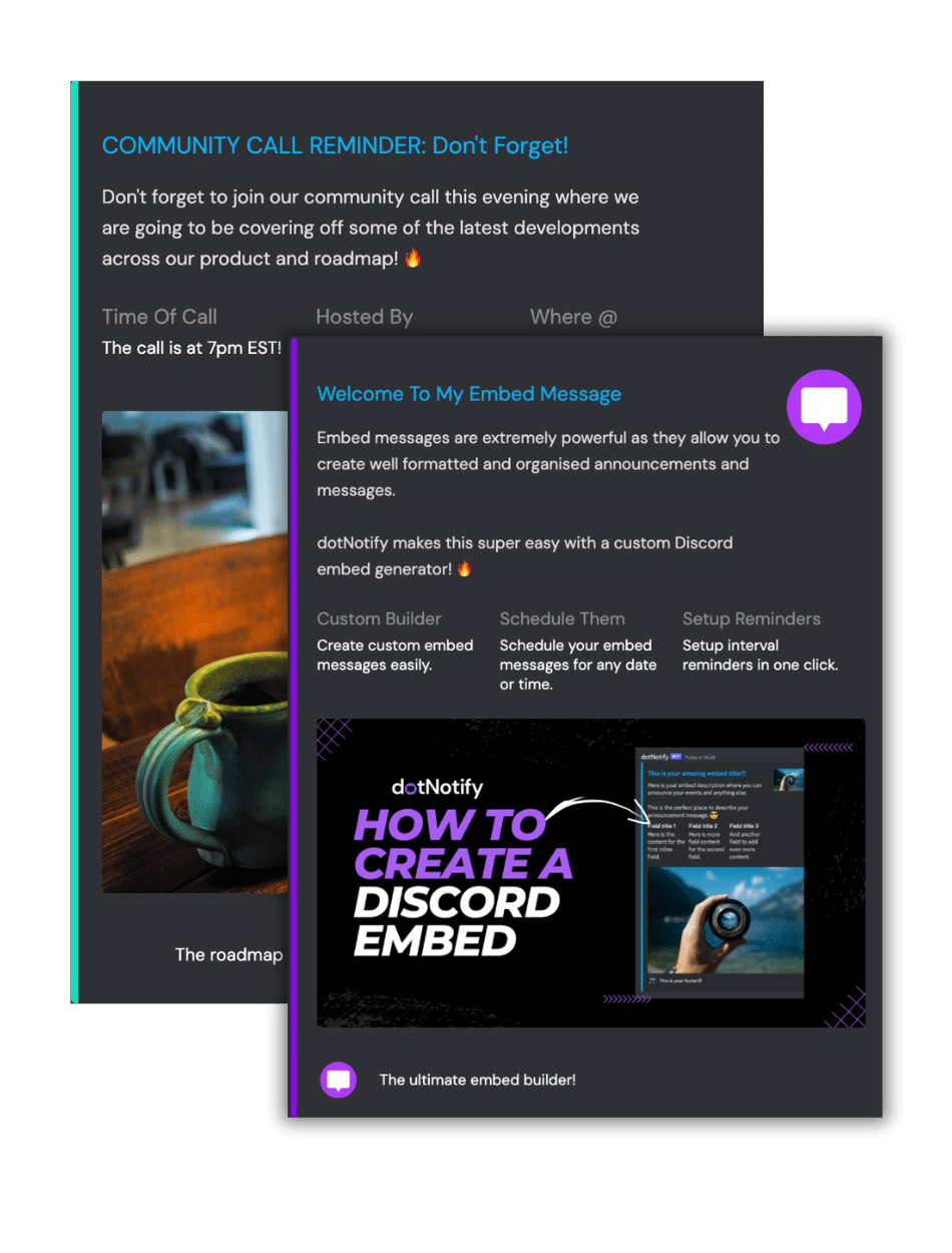 Embed Discord message